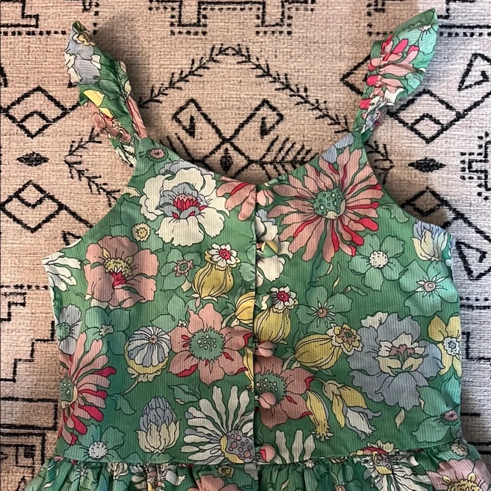GAP 100% Cotton Tiered Ruffled‎ Floral Sundress